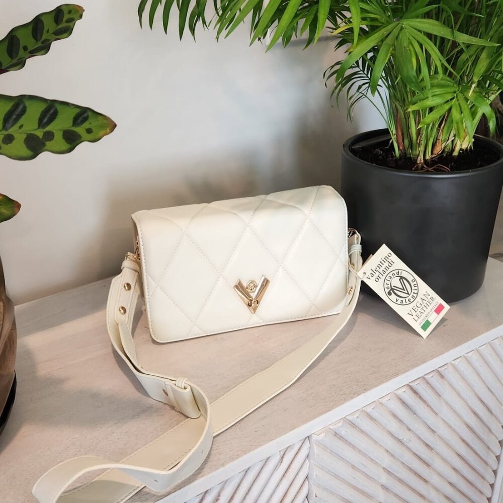 Valentino Orlandi Vegan Leather Purse - Elegant Quilted Design